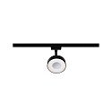 Paulmann 1-fase spot URAIL CIRCLE LED IP20, zwart mat