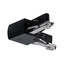 URail L-connector fixed, 230V, max. 1000W, black matt