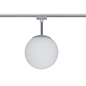 Paulmann Plafondarmatuur URAIL CEILING GLOBE SMALL klein E14, chroom mat, opaal dimbaar
