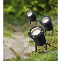 Paulmann Lamp met grondpen SPECIAL LINE LED set van 3 GU10 IP65, zwart