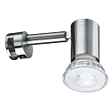 Paulmann Spiegelarmatuur SIMPLO LED instelbaar GU10, ijzer geborsteld 