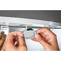 Paulmann Paulmann LED Furniture recessed luminaire round 2x2,5W 6VA 230/12V 3000K, set of 2 chrome