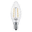 Gloeilamp kaarsvorm gedraaid COREPRO LEDCANDLE ST35 schakelbaar ST35 E14 2W 250lm 2700K CRI 80 