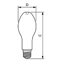 Philips LED lamp MASTER LED HPL schakelbaar E40 33,5W 6000lm 4000K 300� CRI 80 