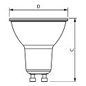 Philips LEDspot PAR16 MASTER VALUE DIM 3.7-50W GU10 930 36° GLASS set van 5 PAR16 helder GU10 3