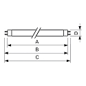 Philips fluorescent tube TLD 15 G13 25lm
