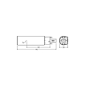 RADIUM LED lamp ESSENCE DUO/E G24Q G24q-2 7W 770lm 4000K 120� CRI 80-89 