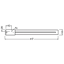 RADIUM LED lamp ESSENCE LONG RL-LONG36 840/2G11 UN switchable matt 2G11 18W 2300lm 4000K 140� CRI >80  mat