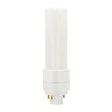 LED compacte lamp ESSENCE DUO/E18 HF EM 830 (RALUX DUO/E RETROFIT) schakelbaar mat G24q-2 7W 595lm 3000K 280� CRI >80 