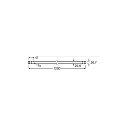 RADIUM LED buis T8 STARPLUS T8 FOOD EM G13 12W 1100lm 3300K 190� CRI 80-89 