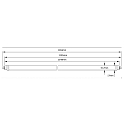 RADIUM LED buis T5 DC TUBE T5 NEO mat G5 24,5W 4000lm 3000K 220� CRI 80-89 dimbaar