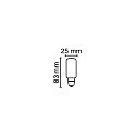 RADIUM LED gloeilamp TUBE T26 40 827/C schakelbaar E14 4,2W 470lm 2700K 300� CRI 80-89 