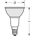 RADIUM LEDspot PAR16 STAR PAR16 DIM 927/36� PAR16 helder E14 4,8W 350lm 2700K 36� CRI >90 dimbaar