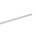 U profile SMALL U FLAT F 17/10 B1C1, grey, white matt