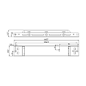 LED besturingsprogramma DC DRIVER DALI 200-350MA DALI aanstuurbaar, constante stroom, wit