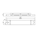 RADIUM LED besturingsprogramma LED DC ON-OFF 200-350MA 60W constante stroom, instelbaar, wit