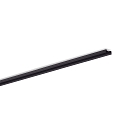 U-profiel MEDIUM U-FLAT 27/10.2/B2C2 - 2M plat, opbouwversie, zwart, geanodiseerd