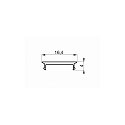 RADIUM Afdekking SMALL 16.4/4 C1, zwart