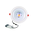 Downlight GLAN M � 237MM Plug&Play stijf, CCT Switch, UGR < 19, multipower IP20, wit 