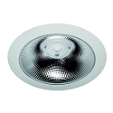 Downlight GLAN M � 237MM Plug&Play stijf, CCT Switch, UGR < 19, multipower IP20, aluminium, wit 