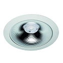 Downlight GLAN L � 270MM Plug&Play stijf, CCT Switch, UGR < 19, multipower IP20, aluminium, wit 