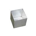 Inbouwbehuizing 7X7X53MM vierkant, gesloten, staal