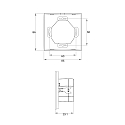 Rutec DMX controller DMX TOUCHPANEL / 1 ZONE / RGBW