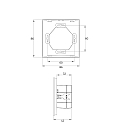 Rutec Aanraakdimmer AC-DMX TOUCHPANEL RGBW RGBW