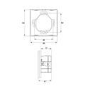 Rutec Aanraakdimmer AC-FUNK TOUCHPANEL RGBW RGBW