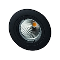 Downlight MR16 rond, stijf IP20, zwart mat