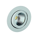 Downlight TALU Plug&Play rond, draaibaar IP20, wit mat dimbaar