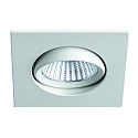 Plafondinbouwarmatuur BAN COB draaibaar, vierkant, constante stroom IP40, wit dimbaar