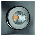 Inbouwarmatuur RINCA COB draaibaar, roteerbaar, constante stroom IP20, ijzer geborsteld dimbaar 8W 694lm 2700K 25� CRI 90-100