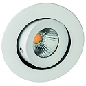 Inbouwarmatuur RINCA COB rond, draaibaar, roteerbaar, constante stroom IP20, wit dimbaar 8W 694lm 2700K 25� CRI 90-100