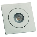 Inbouwspot MENTE COB LIGHTPOINT 350MA draaibaar, vierkant, constante stroom IP20, wit mat