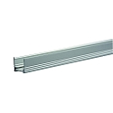U-profiel UP18/12 / 2M, aluminium ge�loxeerd