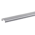 accessories profile cover EP18/18 / WEP26/70 SEMI-FROSTED 2M slightly arched, white 200cm