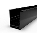 kraagvorm profiel TKP35/51 / 2M set terug, diep, zwart