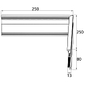 Rutec Projekt Hoekverbinder SOCKET PROFILE PFG400 buitenhoek, zilver