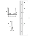 Rutec Projekt Profiel VARDAFLEX NEON / PLATIN SVQ/TVQ - 45� TILTED - 2M schuin, aluminium