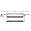 Rutec Projekt LED driver 199.2W ACTIVE PFC voltage constant, switchable, aluminium