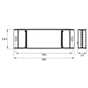 Rutec Projekt Dimmer 1-10V IN / PWM OUT / 12V-120W / 24V-240W 1 Kanaal, PWM-dimuitgang, blauw