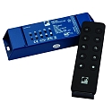 Controller RF 12V/24V - 240W/480W - SINGLE COLOUR 1-voudig, 4 Kanaal, blauw, zwart