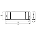 Rutec Projekt DALI dimmer DC DALI-2 DT6 12/24V SINGLE COULOUR 4 Kanaal, programmeerbaar, blauw