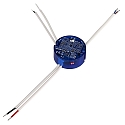 DALI dimmer DALI-2 PUSH DIM DT6 / AC 9W / 350-700MA / SINGLE COLOUR rond, constante stroom, 1 Kanaal, blauw