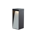 Oplaadbare zonnelamp MILIO FULL met sensor IP65, grafietgrijs