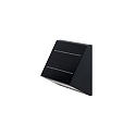 Oplaadbare zonnelamp ECOSTEP WALL met sensor IP65, grafietgrijs