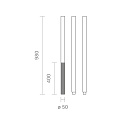 SIGOR pole LINK, graphite grey