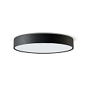 Opbouw armatuur DISC IP20, zwart dimbaar