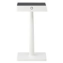 LED Tafellamp op batterijen NUINDIE CHARGE, IP54, 2700K / 2200K (Flex-Mood), met QI oplaadoppervlak, dimbaar, wit